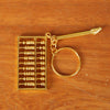 Zinc Alloy Gold Plated Daily Charm Abacus Keychain