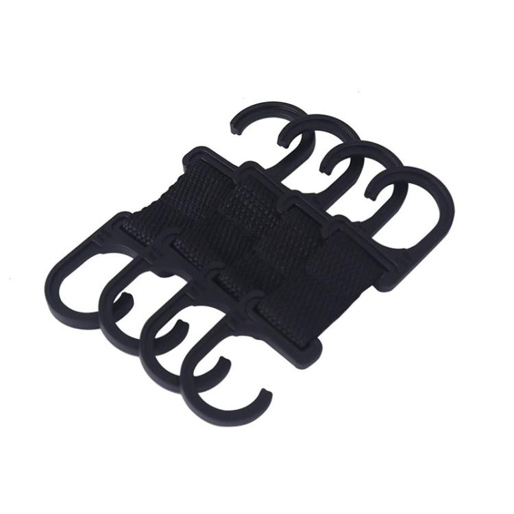 4pcs / Set Car Seatback Headrest Hooks Hidden Anti-Knock Car Rear