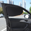 1pair Car Quick Installation Static Film Adsorption Opaque Window Sunshade, Front