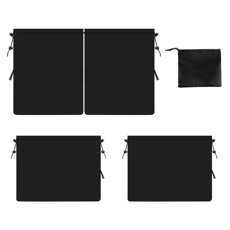 5pcs / Set Car Rear Side Blackout Sunshade Curtains Automobile