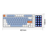 Ajazz AKP815 81 Keys Wired Mechanical Keyboard RGB Backlit LCD Screen Visual Programming Custom Driver Gaming Keyboard