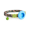 For Airtag Tracker Protective Case Cat Collar GPS Locator Protective Case With Bell(Camouflage Forest)