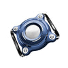 For AirTag Tracker Waterproof Protective Case Puppy Kitten Collar Metal Buckle Model Protective Cover(Blue+White PC)