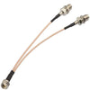 F-Splitter Coaxial RF Cable F Male To Dual Female Splitter, 15cm, 30cm, 50cm