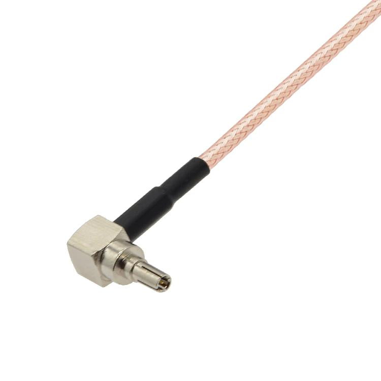 F Male Straight to CRC9 Male 90 Degree Coaxial RF Cable RG316 Jumper Cable, 10cm, 20cm, 30cm, 50cm
