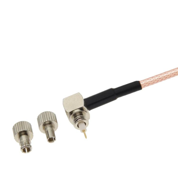 F Male Straight To Dual TS9 / CRC9 Male Degree Coaxial RF Cable RG316 Jumper Cable, 10cm, 20cm, 30cm, 50cm