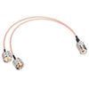 UHF Female To 2 UHF Male 1 In 2 Cable SO239 To PL259Y Adapter Cable, 15cm, 20cm, 30cm