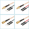 RG316 RF Test Extension Adapter Cable, SMB Male To Dual DuPont Male, SMB Male To Dual DuPont Female, SMB Female To Dual DuPont Male, SMB Female To Dual DuPont Female