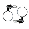 2pcs /Set Motorcycle Rearview Mirror Modified Retro Folding Round