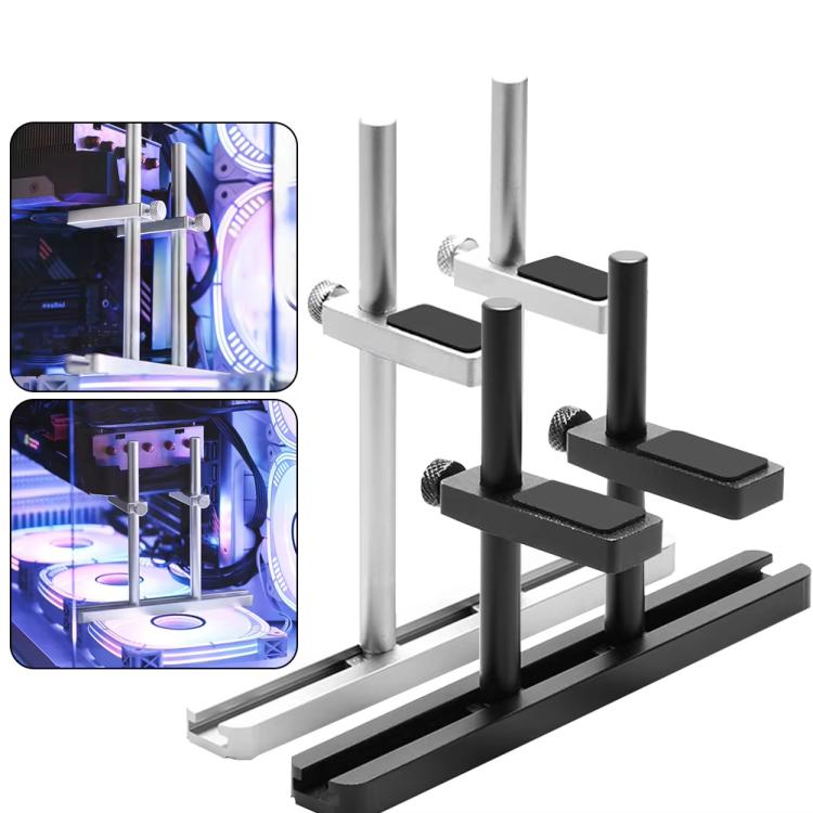FinalCool Aluminum Alloy Adjustable Graphics Card Bracket Chassis Fan Position Graphics Holder Support