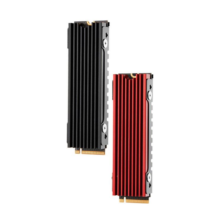 FinalCool M.2 2280 NVME SSD Radiator Aluminum Heat Sink for Desktop PC PS5, M.2 2280 Black, M.2 2280 Silver, M.2 2280 Red
