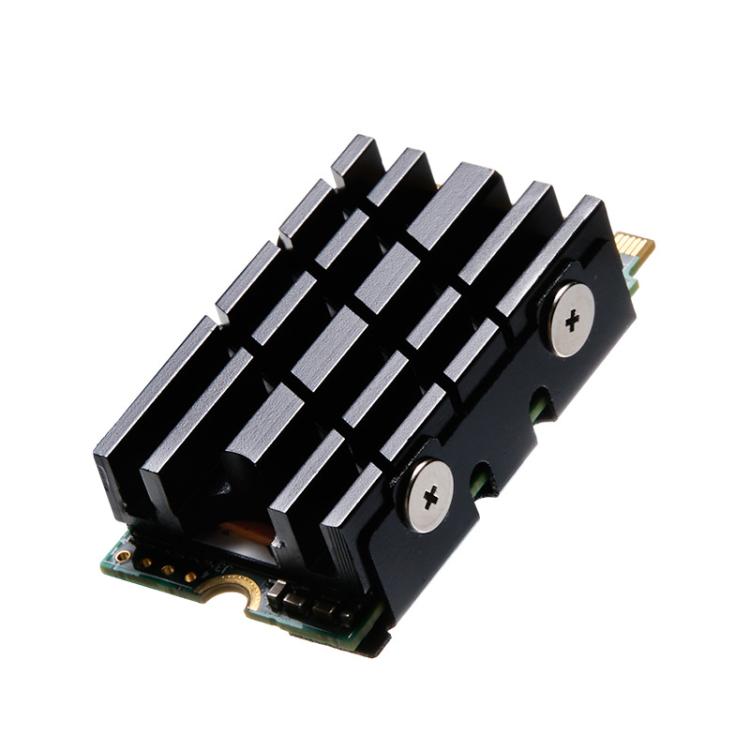 FinalCool  M.2 2242 SSD Solid State Drive Heat Sink Aluminum Radiator, M.2 2242 Black