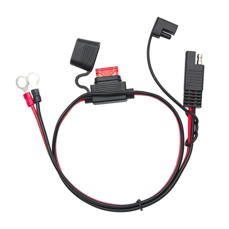 O-Terminal to SAE Power Cable With Fuse Battery Charger Extension