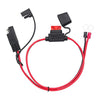 O-Terminal to SAE Power Cable With Fuse Battery Charger Extension Adapter Wire, 60cm