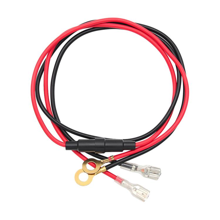 10A 60cm Plug-In Spring O-Type Terminal Power Cable Car Charger
