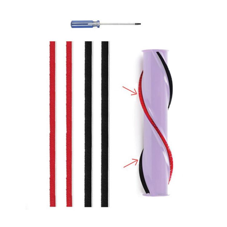 Rolling Brush Plush Strips For Dyson Vacuum Cleaner V7 / V8 / V10 / V11 Direct Drive Brush Head, 1set 571 Wide, 1set 674 Thin, 2sets 674 Thin