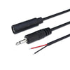 Mono Cable 2Pin AUX Single Head Cable Speaker Audio Power Cord Audio Cord, Length: 25cm, 2.5mm Male, 2.5mm Female, 3.5mm Male, 3.5mm Female