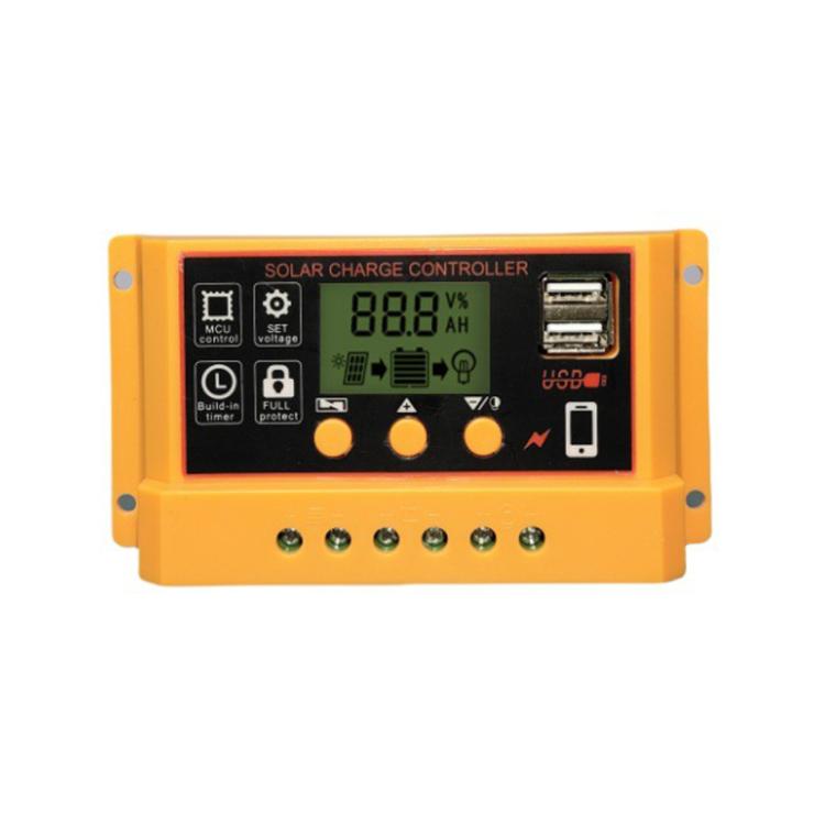 12V 24V Solar Controller PV Solar Charge Controller With LCD Display