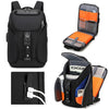 Wiersaam WY68173 Men Waterproof Anti-Theft Business Backpack With Lock & USB Ports, WY68173 Black