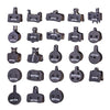 2pairs ZTTO Bicycle Disc Braking Pads Mountain Bike Semi-Metallic Resin Brake Pads, MS-01B, MS-01D, MS-01E, MS-01F, MS-02A, MS-02B, MS-02D, MS-02F, MS-03F, MS-04B, MS-05B, MS-05C, MS-07B, MS-07C, MS-07C With Hole, MS-08A, MS-08B, MS-11A, MS-11C, MS-11D...