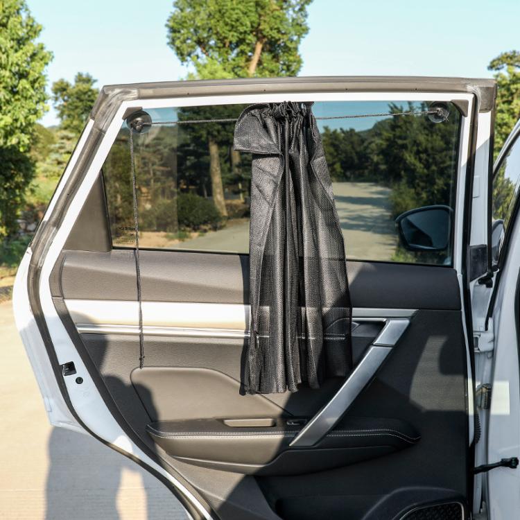 Suction Cup Car Side Window Sunshade Mesh Summer Sunshade Curtains, 1pair