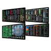 Keyboard Shortcut Desk Mat Mouse Pad Non-Slip Office Desk Pad With Computer Commands, 300x600x2mm, 300x600x3mm, 300x700x2mm, 300x700x3mm, 300x800x2mm, 300x800x3mm