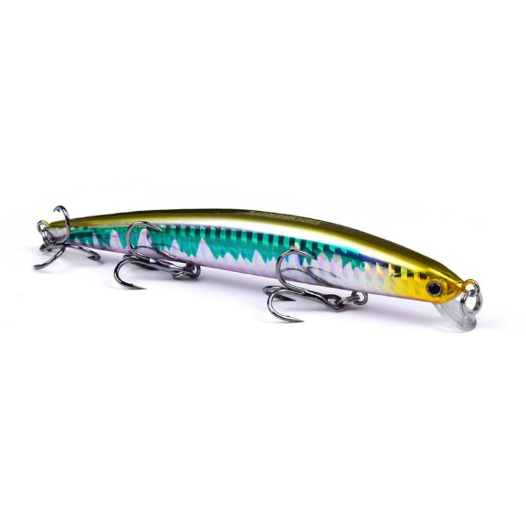 PROBEROS DW622 12.5cm-16g Submerged Minnow Lure All-Purpose Sea Fishing Plastic Bionic Hard Bait