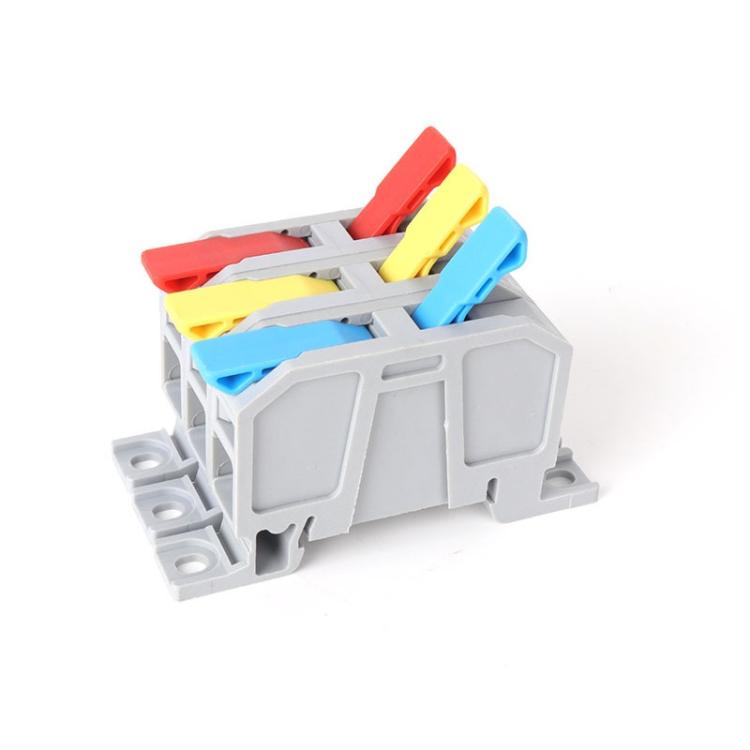 75A Quick-Press Terminal Block Wire Connector, LT-25 3 In 3 Out