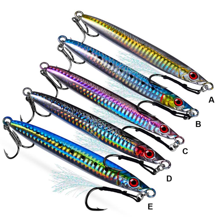 PROBEROS LF153 3D Fast Twitch Sea Fishing Road Runner Lure Long Casting Quick Sinking False Bait, 45G, 60G, 80G, 100G