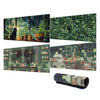 Frog Mouse Pad Cute Green Desk Mat With Non-Slip Rubber Base  For Computer Laptop, 300x800x2mm, 300x800x3mm, 400x900x2mm, 400x900x3mm