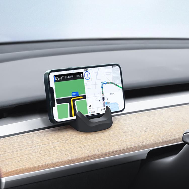 Car Dashboard Silicone Cell Phone Navigation Mount, For Tesla New Model Y / 3, For Tesla Model 3 / Y