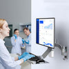 Monitor Bracket Industrial Equipment Cabinet Wall Mount All-In-One Stand Mouse Keyboard Bracket, WKS-1 21x60cm Tray Silver, WKS-1 21x60cm Tray Black, WKS-2 21x60cm Tray Silver, WKS-2 21x60cm Tray Black