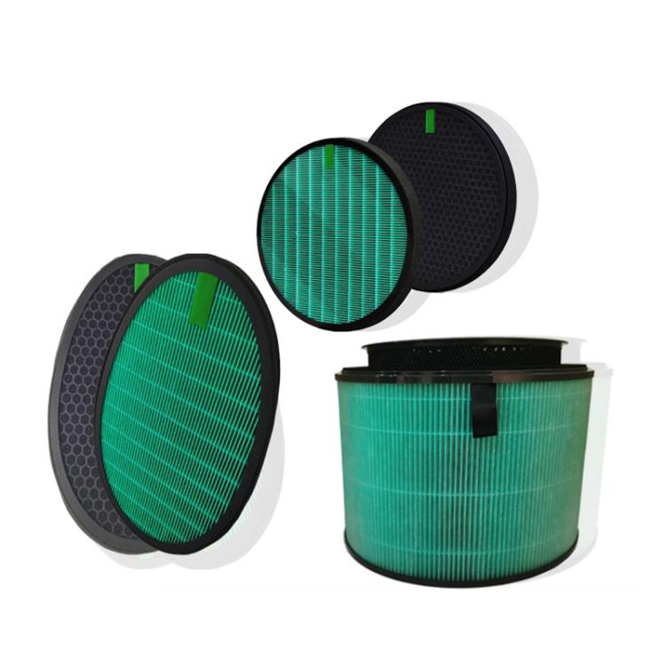 Air Purifier Filter, For LG PS-V329CG / AS401VEV1 2pcs Round, For LG PS-309WI / AS-401WWJ1 / AS401WWL2 2pcs Oval, For LG AS651DSS0 / AS651DWH0 Large Cylinder