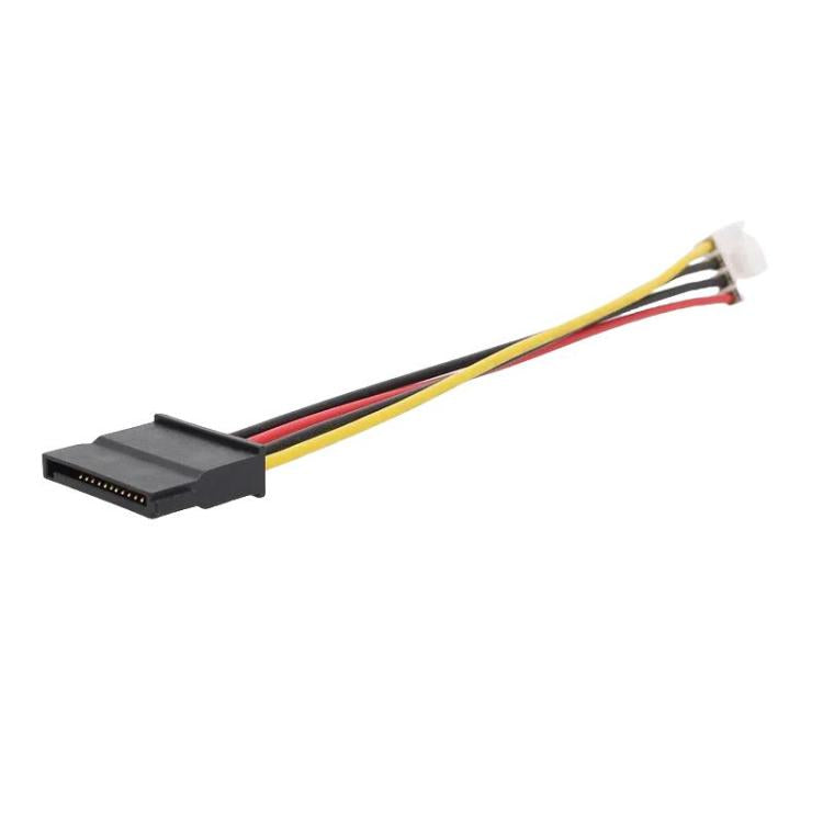 DVR Power Cable 4P To SATA 15P HDD Cable, 4P To SATA 15P