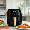 6L 1400W Air Fryer Household Large Capacity French Fry Maker Multifunctional Electric Fryer, Black EU Plug, Black UK Plug, Black US Plug