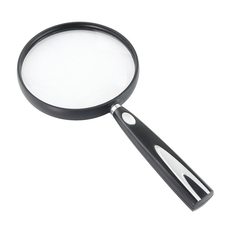 110mm 2/4X Handheld Magnifying Glass HD Reading Acrylic Lens Magnifying Glass, 2/4X Handheld