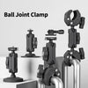 aMagisn Metal Arm Clamp Mount Adhesive Base with 1/4-inch Joint Ball For Insta360, DJI, GoPro Cameras, Adhesive Base