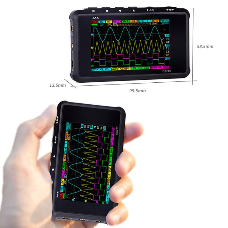Mini Handheld Digital Storage Four-channel Automobile Maintenance Oscilloscope, DS213