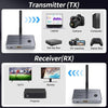 2 In 1 4K 30Hz Wireless HDMI Extender 100m Point To Point HD Video Transmitter, Transmitter+Receiver, 100m