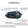 Motorcycle Helmet Waterproof Noise-reducing Headset, Soft Mic, Hard Mic