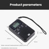 Portable FM/AM Clock-Controlled Stereo Pocket Radio Player, For EU, For US
