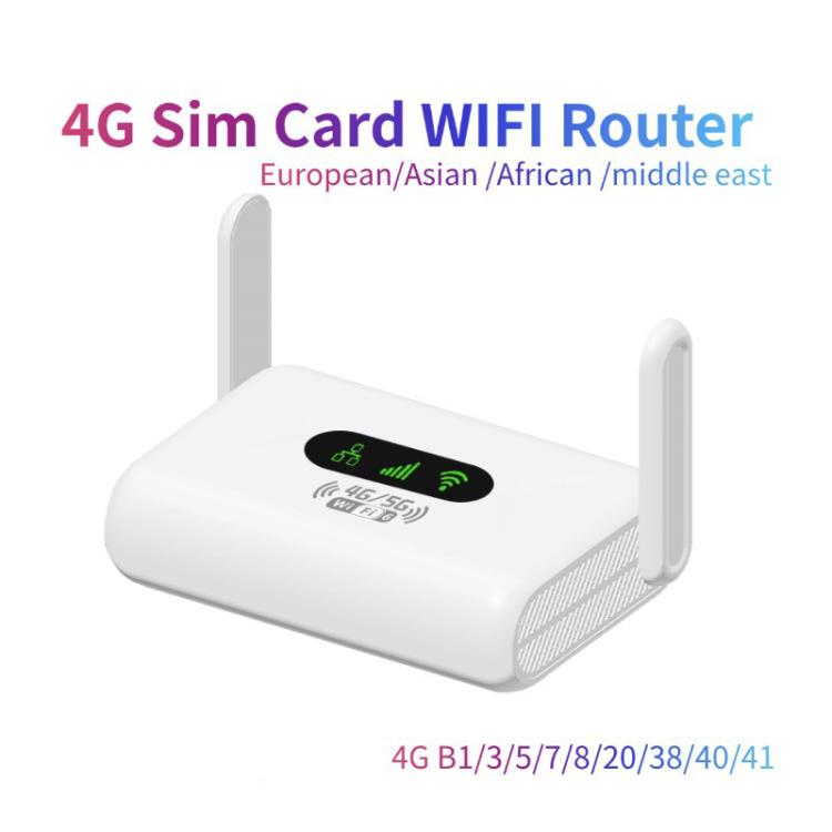 European/Asian /African Edition 4G Mini CPE Wireless SIM Card Router Portable WiFi Hotspot, EU Plug, Q30