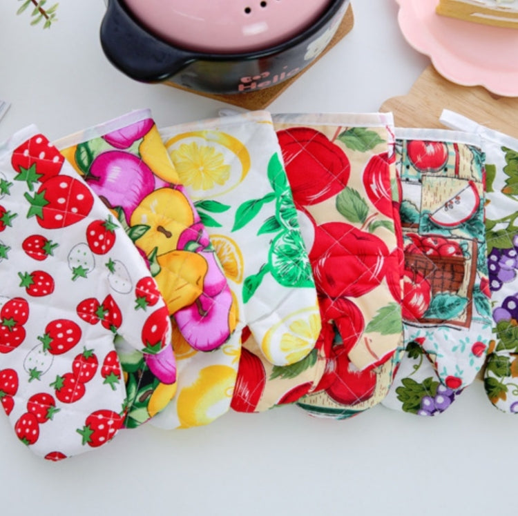 10 PCS Thickened Heat Insulation Microwave Oven Special Anti-skid High Temperature Baking Gloves, High Temperature Baking Gloves