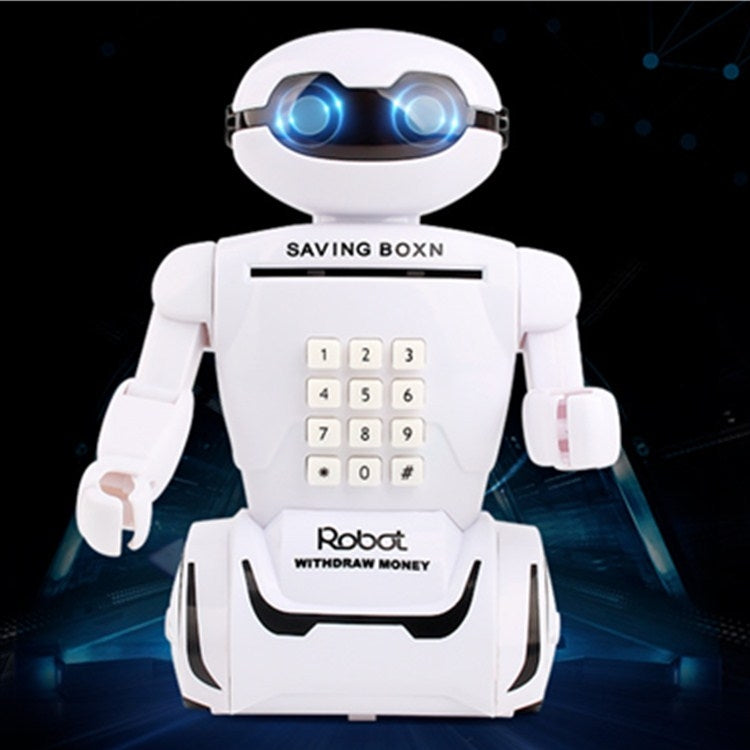 Creative Music Password Multifunctional ATM Desk Lamp Robot Piggy Bank, Desk Lamp