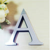 2 PCS Home Decoration Creative Personality English Letters Acrylic Mirror 3D DIY Wall Stickers