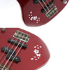 2 PCS Guitar Panel Stickers DIY Cherry Blossom Stickers Ukuleles Paste