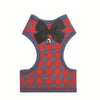 Adjustable Bow Plaid Vest Lead Pull Rope Leash for Cat Dog Pet, Red, Blue, Gray, Pink, Yellow