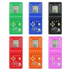 Classic Tetris Brick Game Handheld Game Console, Bulit-in 7 Kinds Games, Random Color Delivery