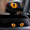 10pcs 10*8cm Cute Simulation Cat Eyes Car Stickers 3D Vinyl Decal for