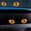 10pcs 10*8cm Cute Simulation Cat Eyes Car Stickers 3D Vinyl Decal for Rearview Mirror Car Head Engine Cover Windows Decoration, Cat Eyes 10x8cm